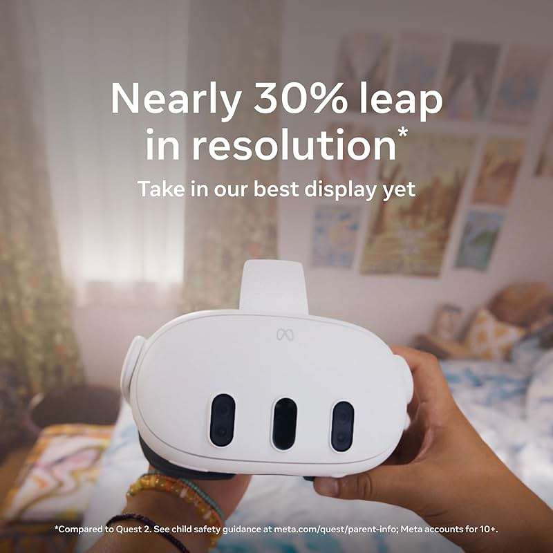 Meta Quest 3 512GB | Thirty Percent Sharper Resolution — 2X Graphical Processing Power — Play Without Wires — Get Batman: Arkham Shadow and a 3-Month Trial of Meta Horizon+ Included - Image 2