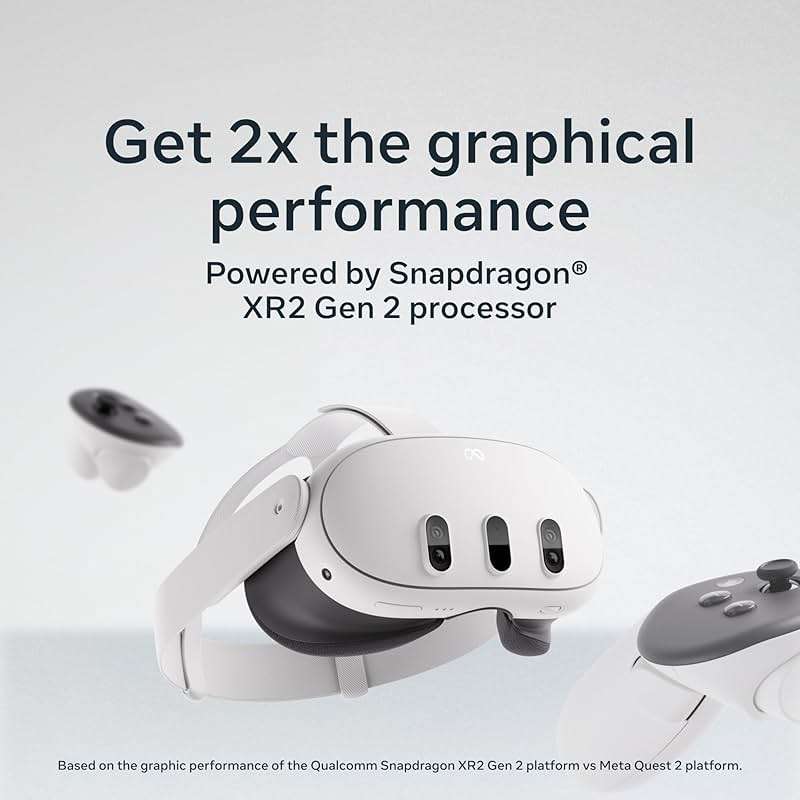 Meta Quest 3 512GB | Thirty Percent Sharper Resolution — 2X Graphical Processing Power — Play Without Wires — Get Batman: Arkham Shadow and a 3-Month Trial of Meta Horizon+ Included - Image 4