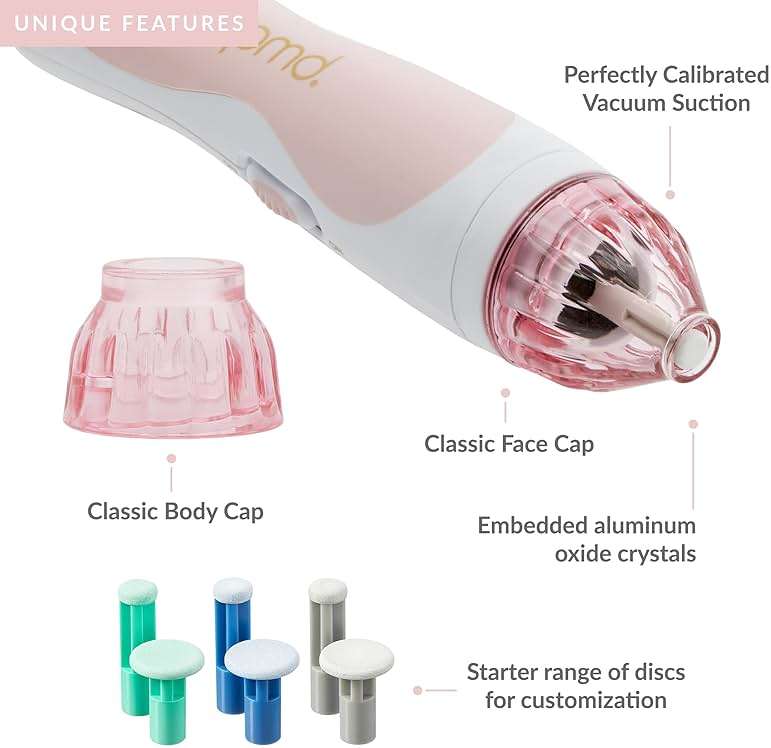 PMD Beauty Personal Microderm Classic - At-Home Use, Facial Exfoliator Tool, Microdermabrasion Machine Kit for Face and Body Skincare - Image 7