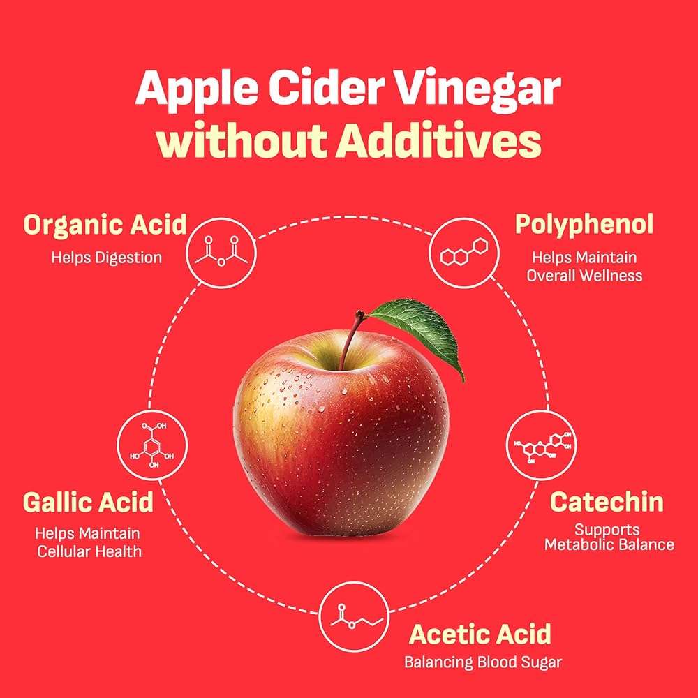 [Liveling] Apple Cider Vinegar Drink Stick & 3-in-1 Shot – Grapefruit Flavor | Supports Digestion, Daily Cleanse, Sugar-Free, Low-Calorie, Portable On-The-Go Packets (30 sticks) - Image 3