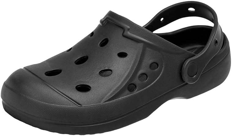 Alpine Swiss Mens Clogs Lightweight Slip On Mules Water Sandals Comfort Gardening Shoes - Image 1