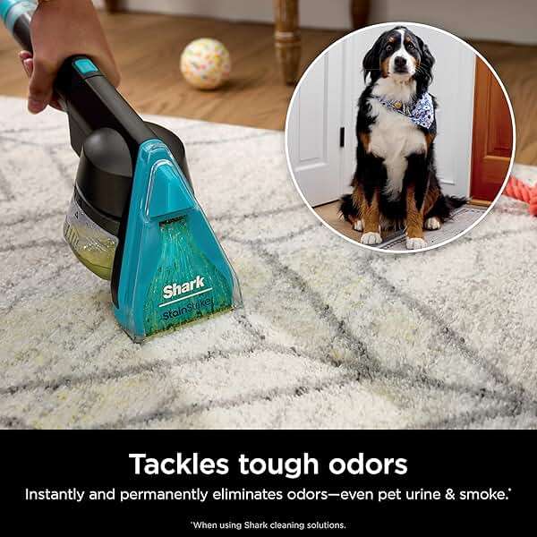 Shark CarpetXpert HairPro | Upright Carpet, Area Rug & Upholstery Cleaner | StainStriker Handheld Tough Stain Remover & Onboard Self Clean | Pet Hair Pickup & Odor Removal | 4 Tools | Copper | EX301 - Image 5
