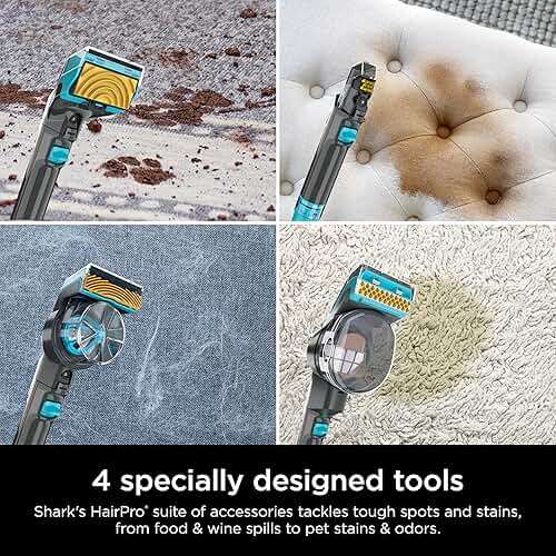 Shark CarpetXpert HairPro | Upright Carpet, Area Rug & Upholstery Cleaner | StainStriker Handheld Tough Stain Remover & Onboard Self Clean | Pet Hair Pickup & Odor Removal | 4 Tools | Copper | EX301 - Image 8