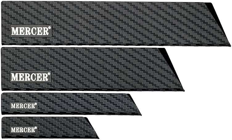 Mercer Culinary 4-Piece Felt Lined Knife Guard Set - Image 3