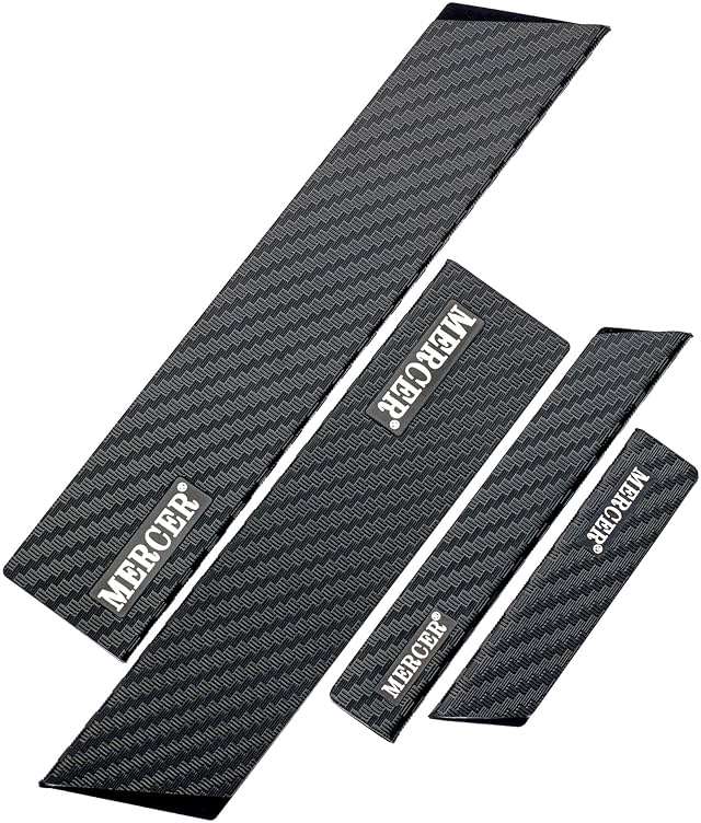 Mercer Culinary 4-Piece Felt Lined Knife Guard Set - Image 4