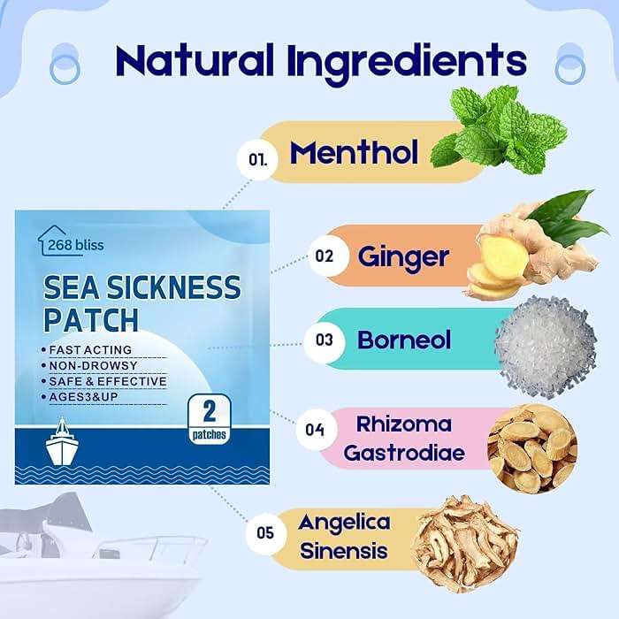 Tiavika Sea Sickness Patch for Cruise - Cruise Must Haves - Cruise Ship Essentials for Carnival, Princess, Norwegian, Holland America, MSC & Major Cruise Lines-Travel Essentials for Adults and Kids - Image 3