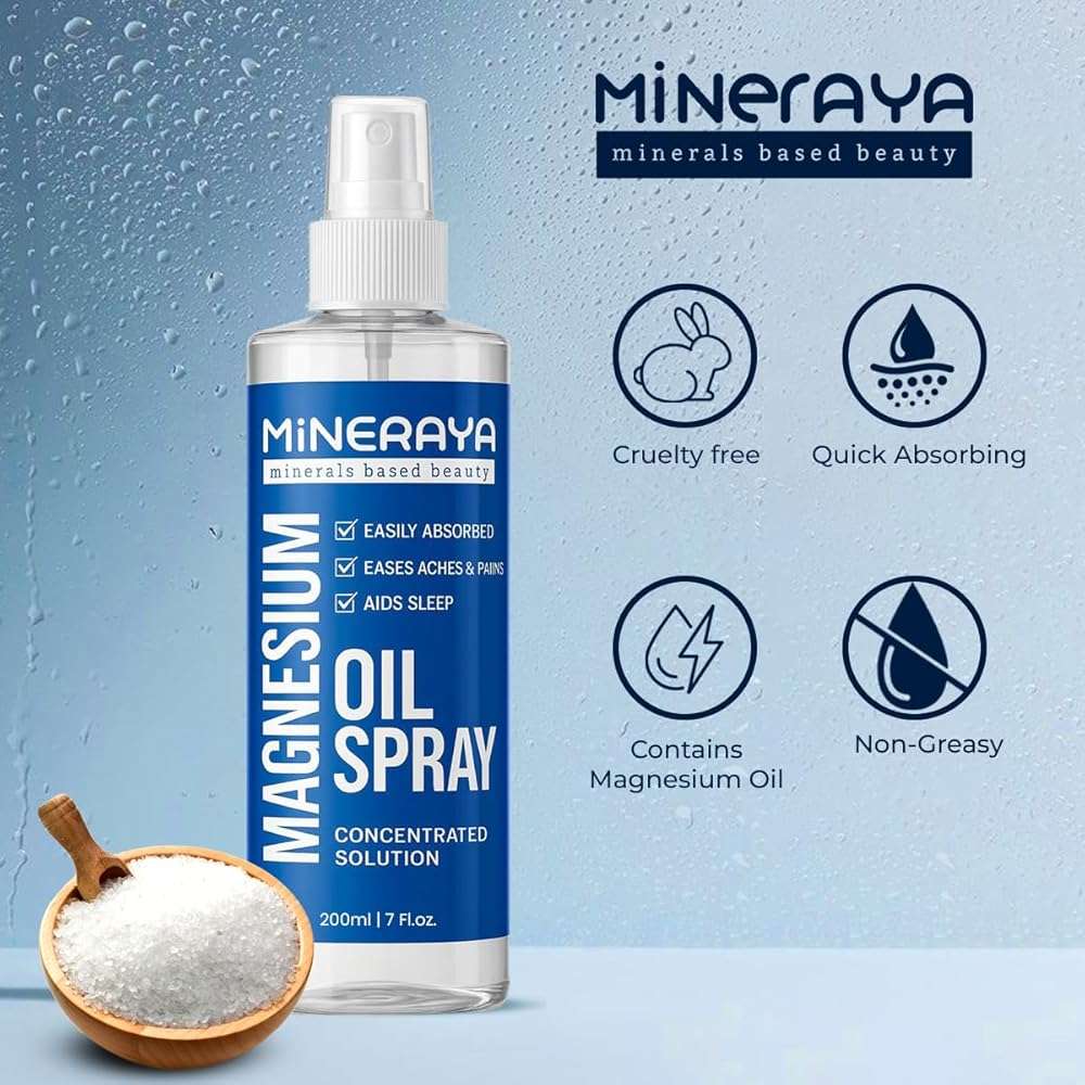 Magnesium Oil Spray 7 Fl Oz. 100% Organic, Extra Strength Topical Magnesium Spray for Feet. Muscle Recovery & Sound Sleep - Image 7