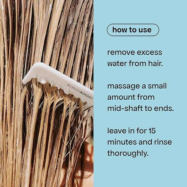 BONDIBOOST Rapid Repair Bond Builder + Hair Mask for Damaged Hair [8.45 fl oz], Deep Conditioning Treatment + Restores Strength & Shine - Image 7