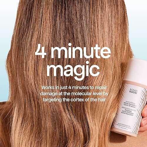 BONDIBOOST Rapid Repair Bond Builder + Leave-In Hair Treatment for Dry Damaged Hair [3.38 fl oz], Strengthens & Restores + Advanced Hair Repair Solution for Healthier & Shinier Results - Image 8