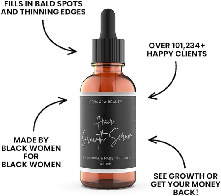 Rennora Hair Growth Serum with Organic Herbs and Natural Vitamins, Peppermint Oil, Stinging Nettle, and Rosemary Oil, No Chemicals, Formulated for Hair Regrowth (2 Pack - 60 Day Supply) - Image 4