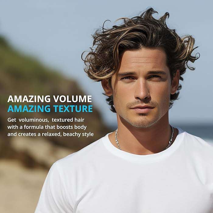 Sol Style Texturizing Sea Salt Spray – Adds Instant Volume, Texture & Thickness, Dead Sea Salt & Ginseng Root for Hair Strength & Health, Natural Beach Wavy Style for Men & Women | 8.5 oz - Image 2