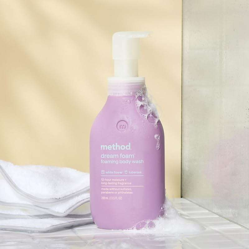 Method Dream Foam, Foaming Body Wash, White Flower + Tuberose, 13.5 oz - Image 8