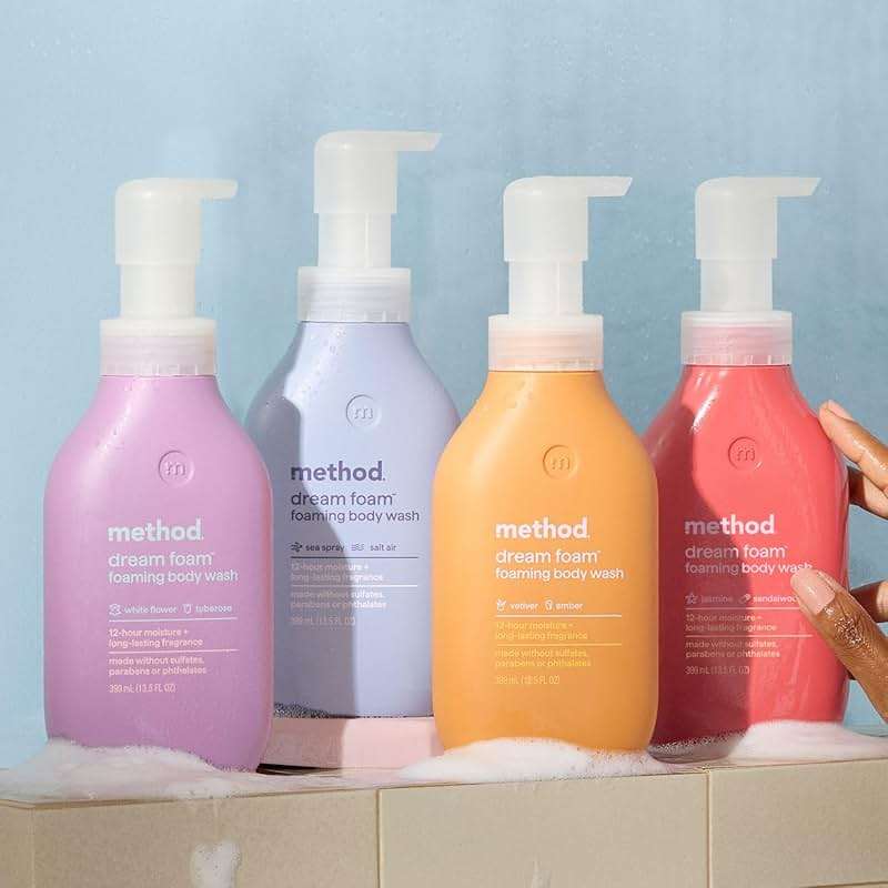 Method Dream Foam, Foaming Body Wash, White Flower + Tuberose, 13.5 oz - Image 10