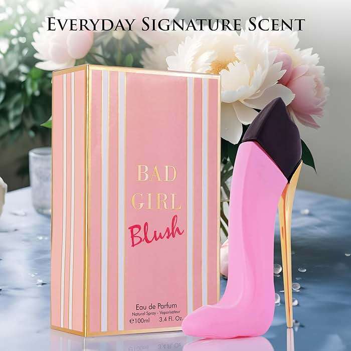 URBAN COLLECTION Bad Girl Blush for Women – Eau De Parfum 3.4 fl oz – Vegan, Cruelty-Free & Paraben-Free – Sweet Citrus Bergamot with Hints of Almond – Warm Vanilla & Peony – Elegant 100ml Bottle - Image 3