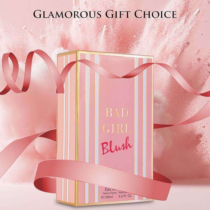 URBAN COLLECTION Bad Girl Blush for Women – Eau De Parfum 3.4 fl oz – Vegan, Cruelty-Free & Paraben-Free – Sweet Citrus Bergamot with Hints of Almond – Warm Vanilla & Peony – Elegant 100ml Bottle - Image 4
