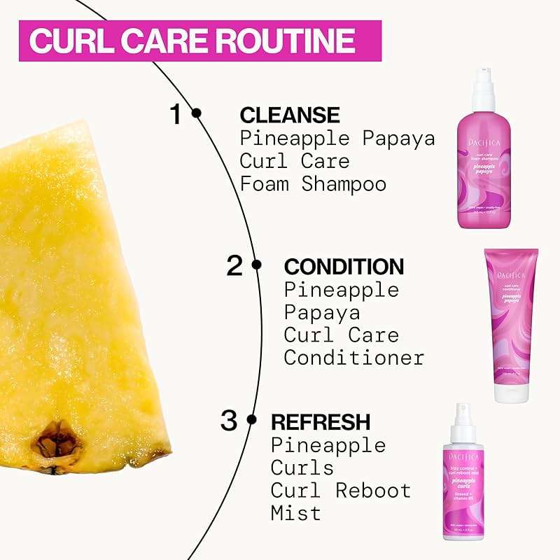 Pacifica Pineapple Curls Frizz Control Spray 4oz – Curl Refresher Mist for Curly & Wavy Hair, Hydrating Anti-Frizz Day 2 Curl Booster with Pineapple Extract & Vitamin B5 Vegan Dermatologist Tested - Image 13