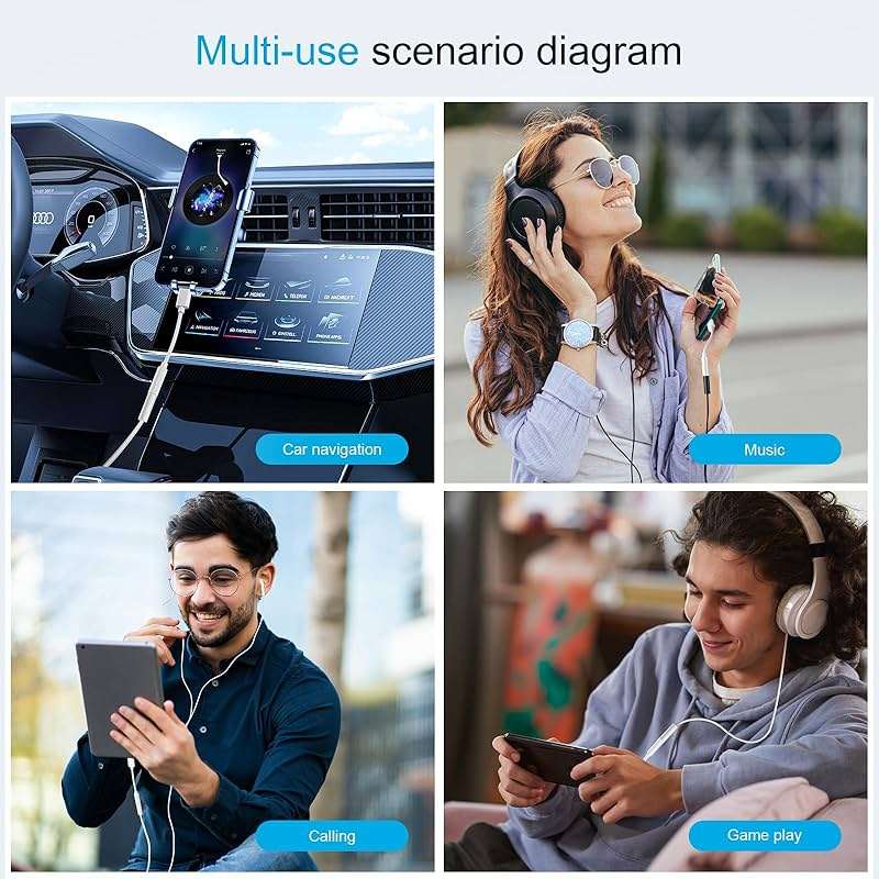 YGKSAA 4PCS Type USB C to 3.5mm Female Headphone Jack Adapter, USB Type C to Aux Audio Dongle Cable Cord, Compatible with Samsung S20/S20+/S20 Ultra, Pixel 4/+ 4XL, and More USB C Devices - Image 7