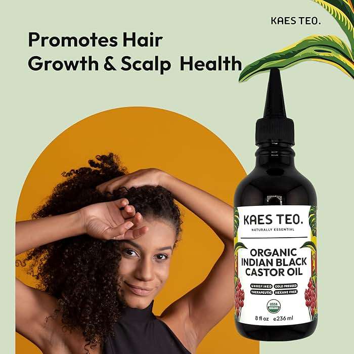 Kaes Teo Organic Black Castor Oil for Hair Growth - Not Jamaican Black Castor Oil, Moisturizes Skin, Nail, Scalp, Thicker Eyebrows, Lashes 100% Pure Cold Pressed Hexane Free - Premium Kit, 8 fl oz - Image 5