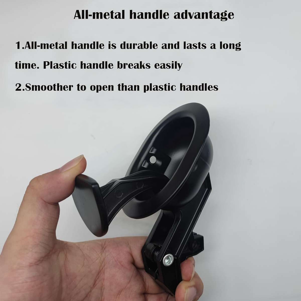 LZDICITARU Heavy-Duty Metal Recliner Pull Handle Replacement with Pull Handle and Release Cable. Repair Recliner Mechanism Parts Compatible with Most Brands Couch Sofa Chair - Image 3