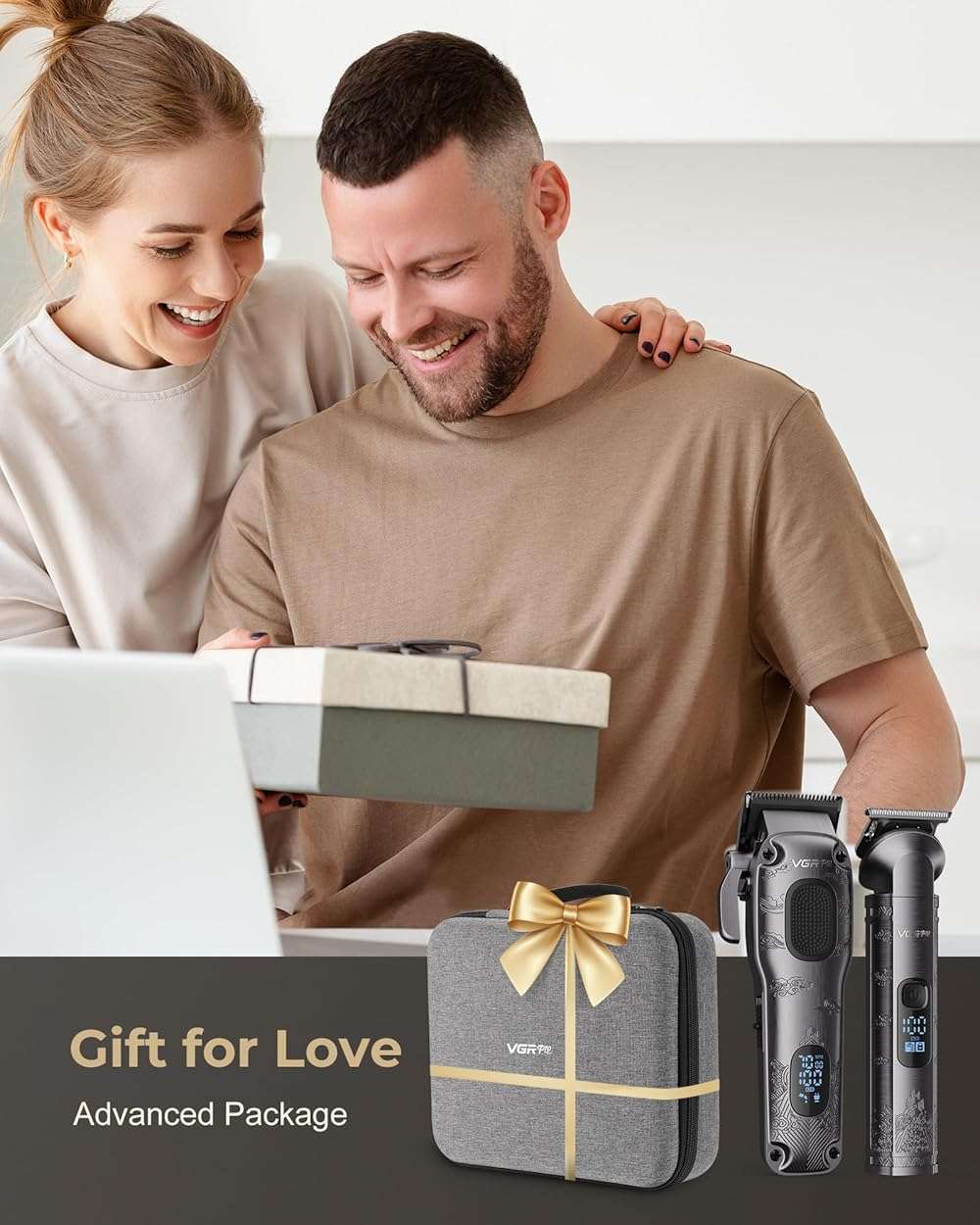 Hair Clippers for Men Professional, Cordless Hair Clippers for Hair Cutting, Mens Clippers and Trimmers Set, Electric Hair Trimmer for Men with Package Box - Image 7