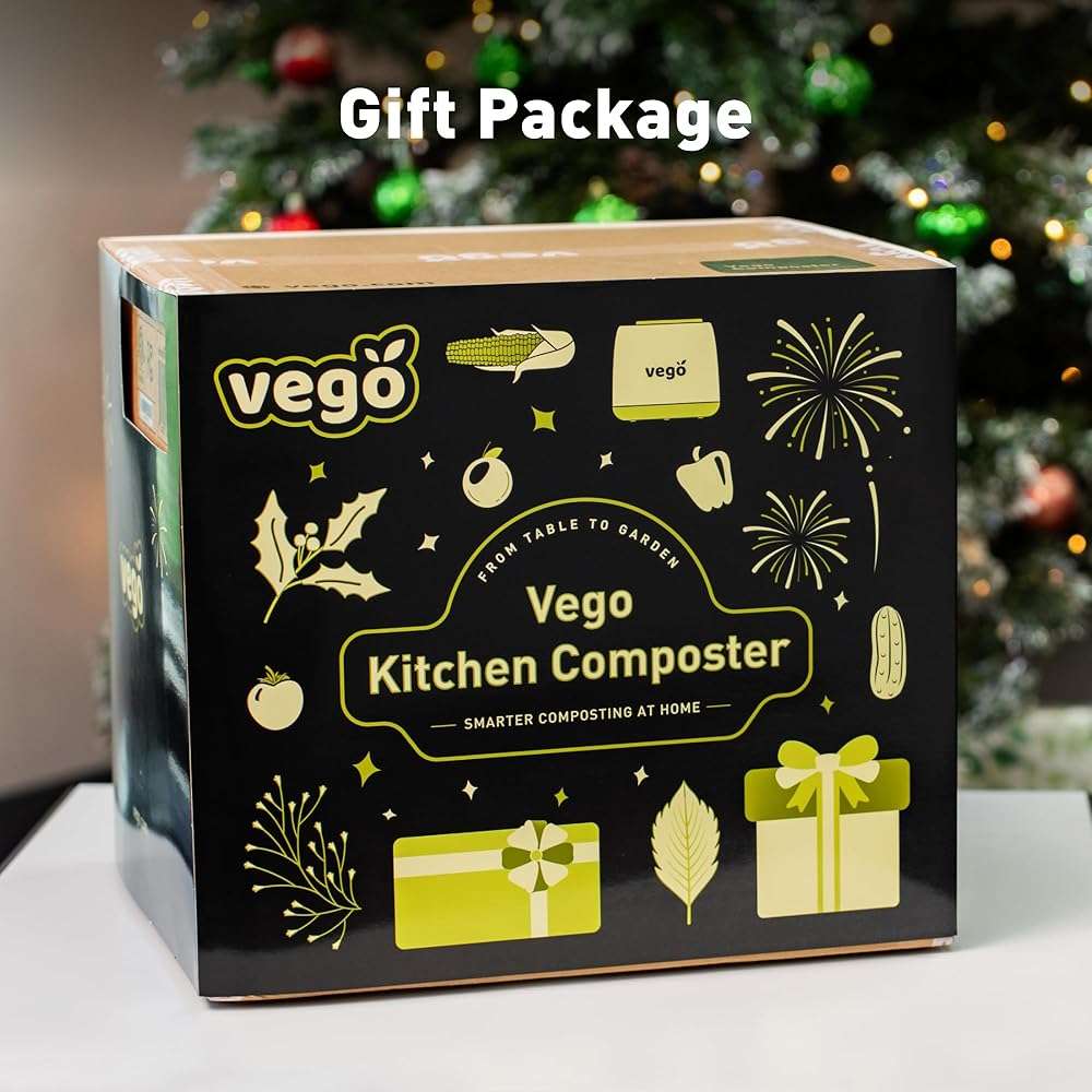 Vego Kitchen Composter, 4L Electric Composter Countertop 5 Modes Weight-Based Smart Compost Bin with App Odorless Auto-Cleaning Food Waste Compost Machine Indoor, Black - Image 8
