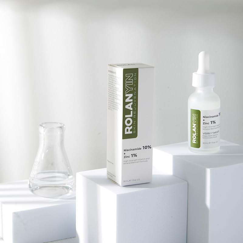 ROLANYIN Niacinamide 10% + Zinc 1% Facial Serum for Oil Control and Pore Minimizing Blemish Treatment Hydrating Soothing Anti Aging and Nourishing Formula Skin Care - Image 7