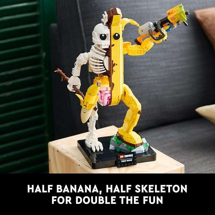LEGO Fortnite Peely Bone - Collectible Fortnite DIY Kit for Adults, Ages 18+ - Building Set for Home Decor, Office or Bedroom - Gift Idea for Fans of Video Game - 77072 - Image 2