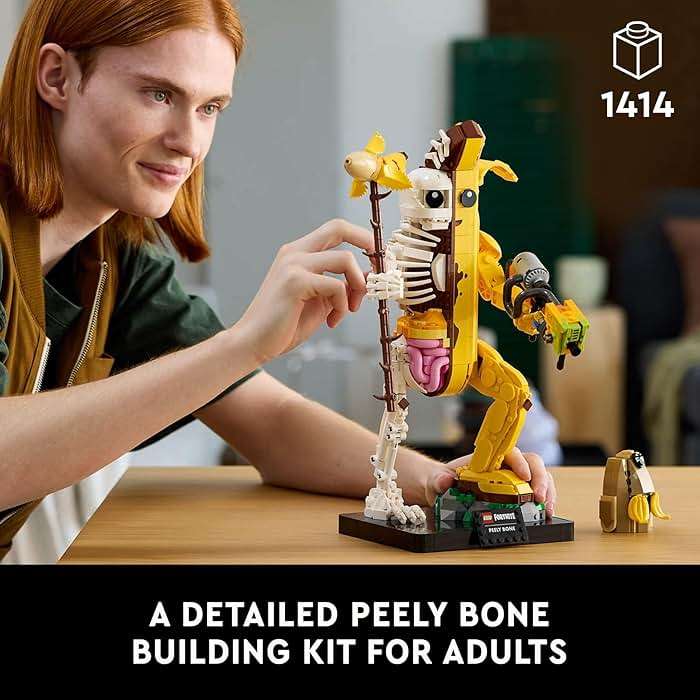 LEGO Fortnite Peely Bone - Collectible Fortnite DIY Kit for Adults, Ages 18+ - Building Set for Home Decor, Office or Bedroom - Gift Idea for Fans of Video Game - 77072 - Image 3