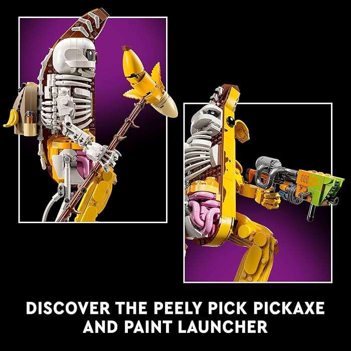 LEGO Fortnite Peely Bone - Collectible Fortnite DIY Kit for Adults, Ages 18+ - Building Set for Home Decor, Office or Bedroom - Gift Idea for Fans of Video Game - 77072 - Image 6