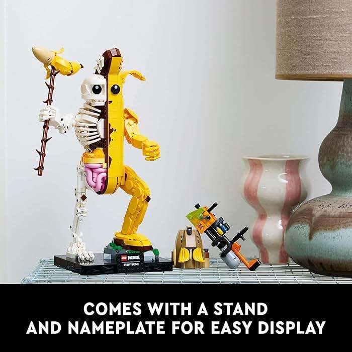 LEGO Fortnite Peely Bone - Collectible Fortnite DIY Kit for Adults, Ages 18+ - Building Set for Home Decor, Office or Bedroom - Gift Idea for Fans of Video Game - 77072 - Image 7