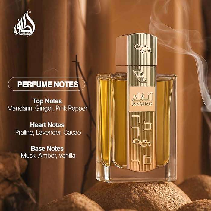 Lattafa Angham - Citrus, Lavender, Musk, Amber, Vanilla - Eau de Parfum Long-Lasting Fragrance for Unisex, 3.40 Ounce / 100 ml - Image 4