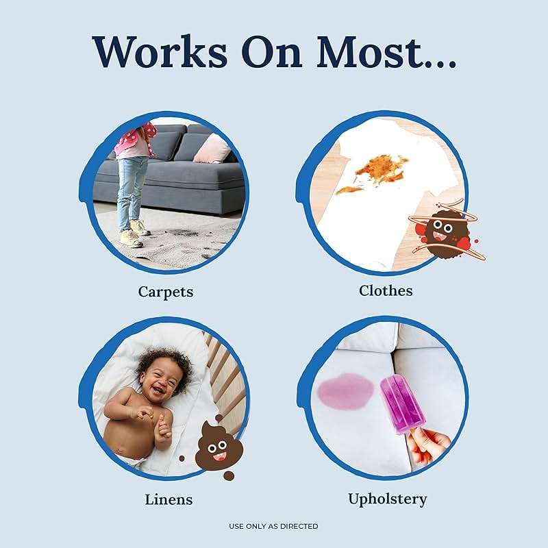 Miss Mouth’s Messy Eater Stain Treater Refill Ready Kit - 2 Pack Stain Remover Spray and 16oz Refill Pouch - Newborn & Baby Essentials - Food, Grease, Coffee Off Laundry, Underwear, Fabric - Image 9