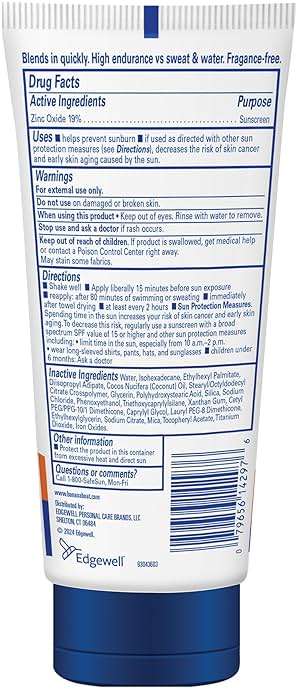 Banana Boat Sport Mineral Sunscreen SPF 50 Lotion, 5Fl Oz | Zinc Oxide Sunscreen Lotion, SPF 50 Sunblock, 5Fl Oz - Image 2