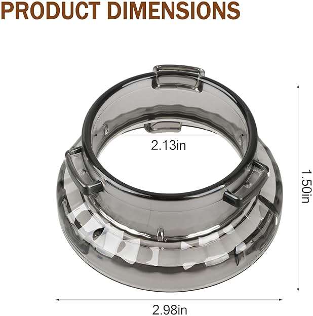 54mm Dosing Funnel for Barista & Bambino Espresso Machines Compatible with Breville 8series Barista and Bambino Espresso Machines Dosing Funnel - Image 2