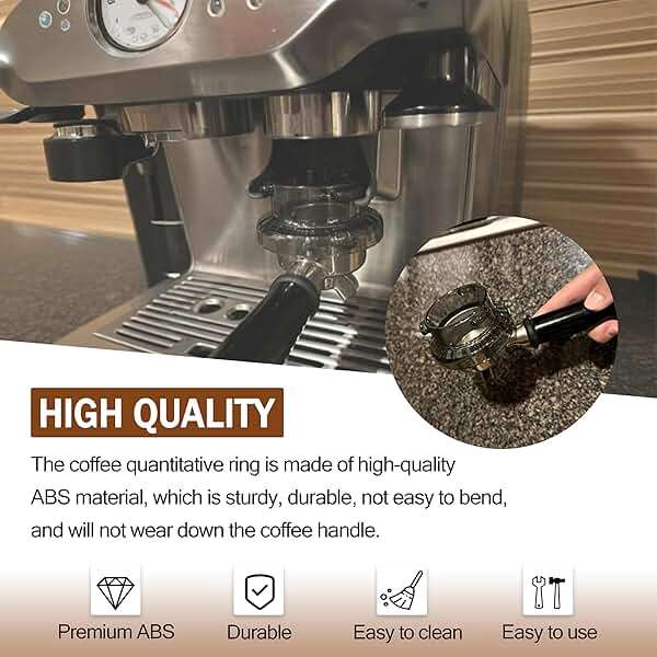 54mm Dosing Funnel for Barista & Bambino Espresso Machines Compatible with Breville 8series Barista and Bambino Espresso Machines Dosing Funnel - Image 6