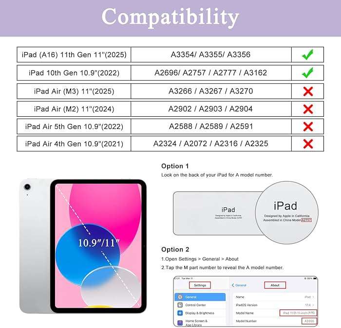 Soke for iPad (A16) 11th/10th Generation Case with Keyboard(2025/2022)-7 Color Backlight Wireless Detachable Folio Keyboard Cover with Built-in Pencil Holder for iPad 11/10.9 inch, Violet Marble - Image 2