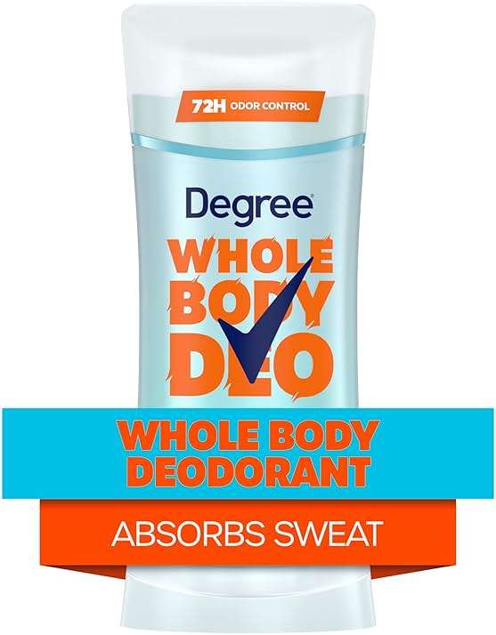 Degree Women Whole Body Deodorant Stick, Fresh Citrus Scent, Glides on Clear + Absorbs Sweat, Aluminum Free 72H Odor Protection 2.6 oz - Image 3