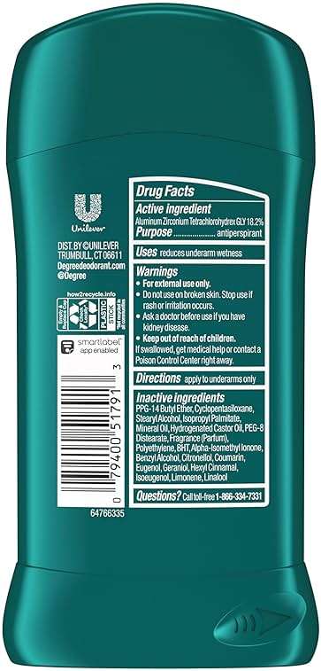 Degree Men Ultra Fresh Antiperspirant Deodorant Stick for Men 4 Pack Cool Rush 2.7 oz - Image 2