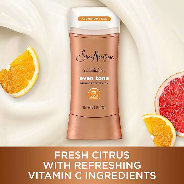 SheaMoisture Deodorant Stick for 72h Odor Control Fresh Aluminum Free 2.6 oz - Image 6