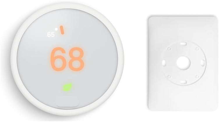 Google Nest Thermostat - Programmable Smart Learning Thermostat with Easy Installation and Trim Kit Bundle, White - Image 2