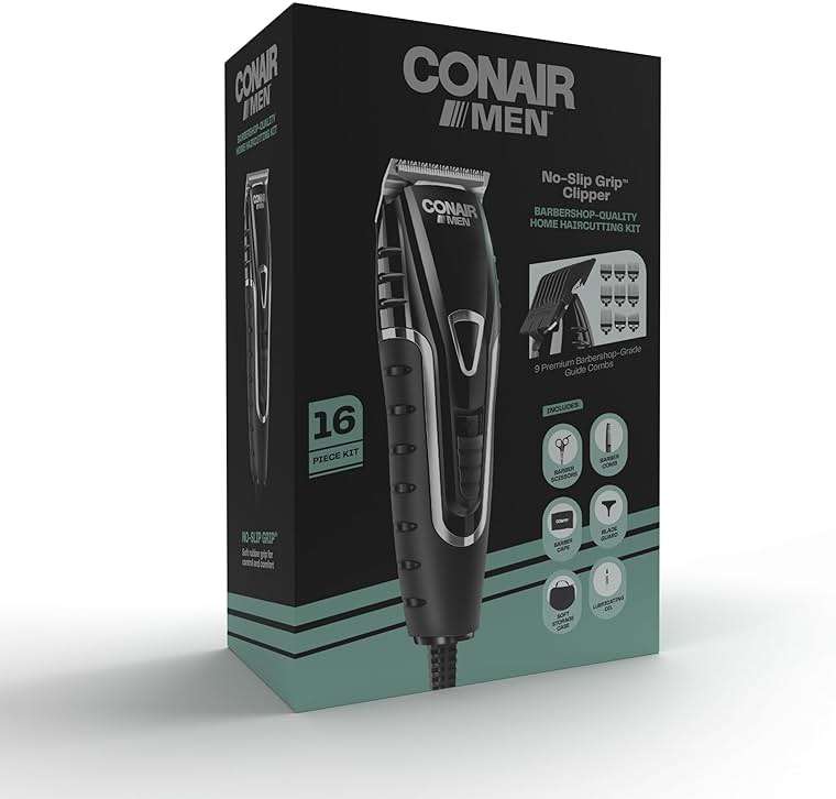 Conair Barber Haircut Clippers - Hair Trimmer - 16-Piece Haircut Kit - Image 6