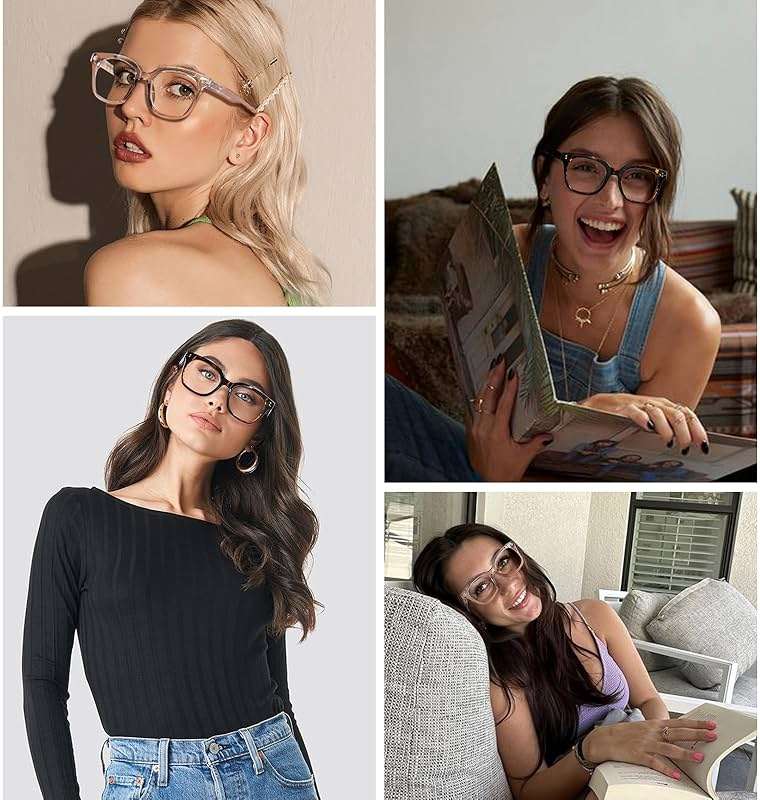 ZESAKER Oversized Reading Glasses for Women Men Large Frame Square Blue Light Blocking Computer Readers Spring Hinge - Image 6