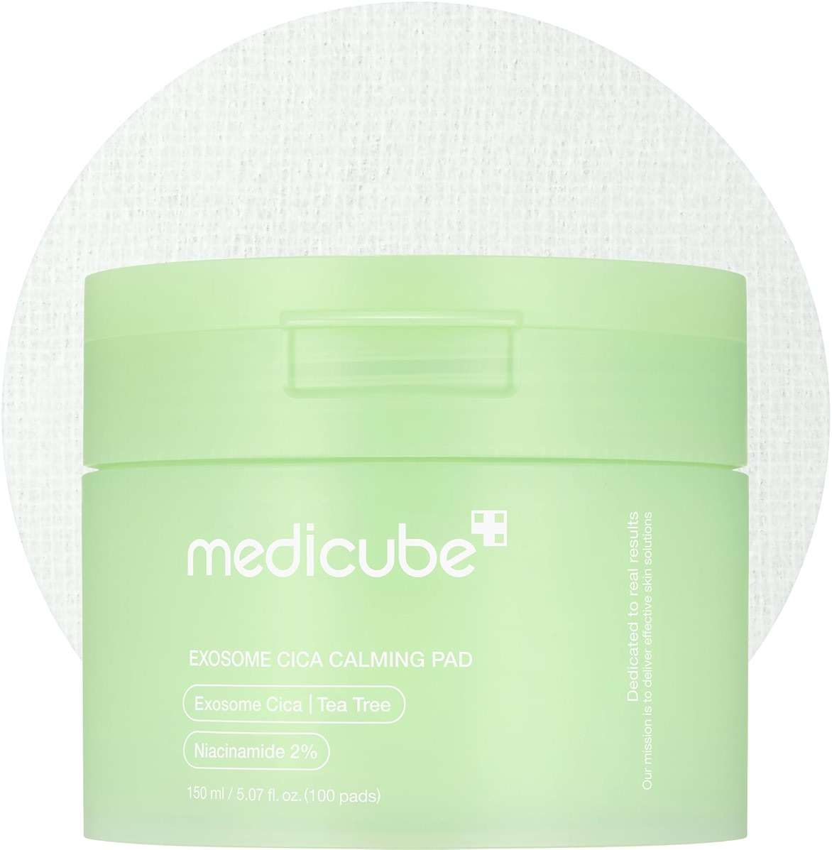 medicube Toner Pads Exosome CICA Tea Tree Calming Toner Pad for Sensitive Skin | Centella Asiatica for Redness, Breakouts | Low-irritating & Hydrating Care | Korean Skincare, 100 Pads (1 Pack) - Image 1
