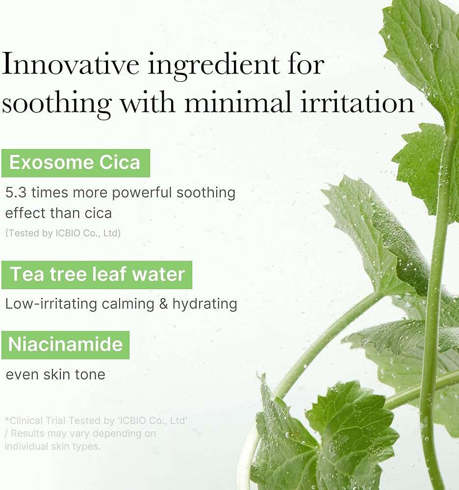 medicube Toner Pads Exosome CICA Tea Tree Calming Toner Pad for Sensitive Skin | Centella Asiatica for Redness, Breakouts | Low-irritating & Hydrating Care | Korean Skincare, 100 Pads (1 Pack) - Image 3