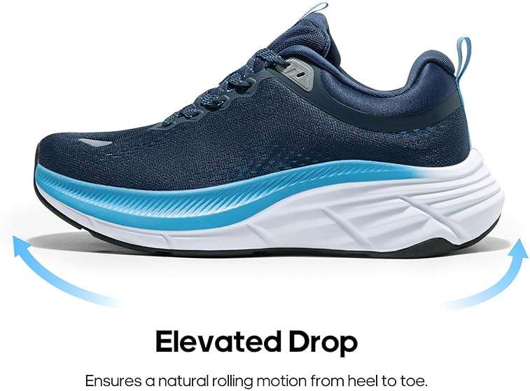 NORTIV 8 Men's Walking Shoes Running Tennis Cushioning ActiveBreeze Non Slip Athletic Gym Workout Comfortable Fashion Sneakers - Image 4