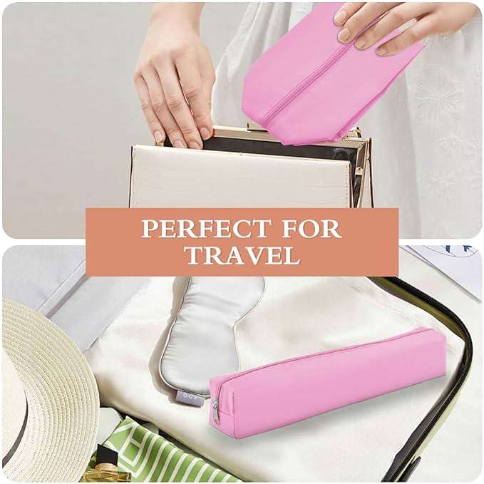 Suafrnut Professional Hot Hair Tools Organizer Bag Portable Travel Heat Resistant Storage Case Pouch for Curling Irons, Flat Irons, Hair Straightener and Styling Tools(17.7" x 3.2"x 3.2") - Image 7