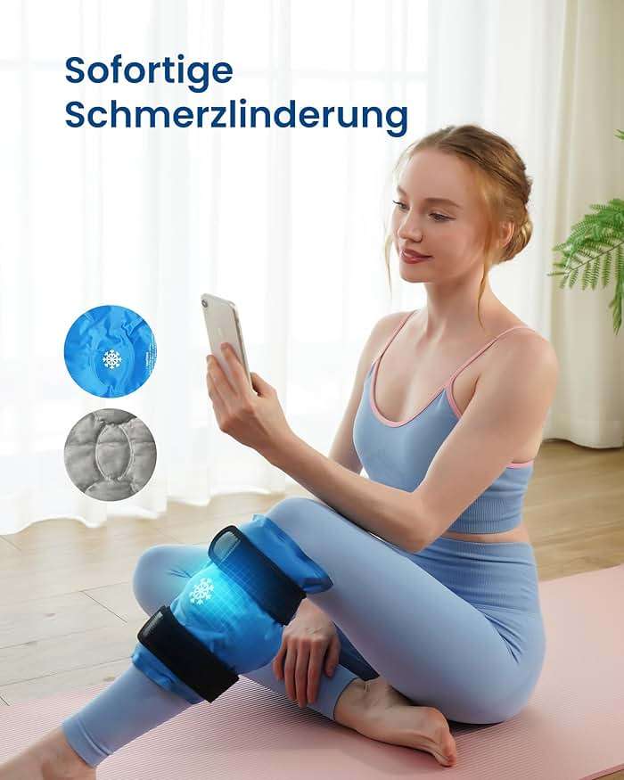 Ice Pack for Knee Pain Relief, Reusable Gel Ice Wrap for Leg Injuries, Swelling, Knee Replacement Surgery, Cold Compress Therapy for Arthritis, Meniscus Tear, Sports Injuries - Image 4