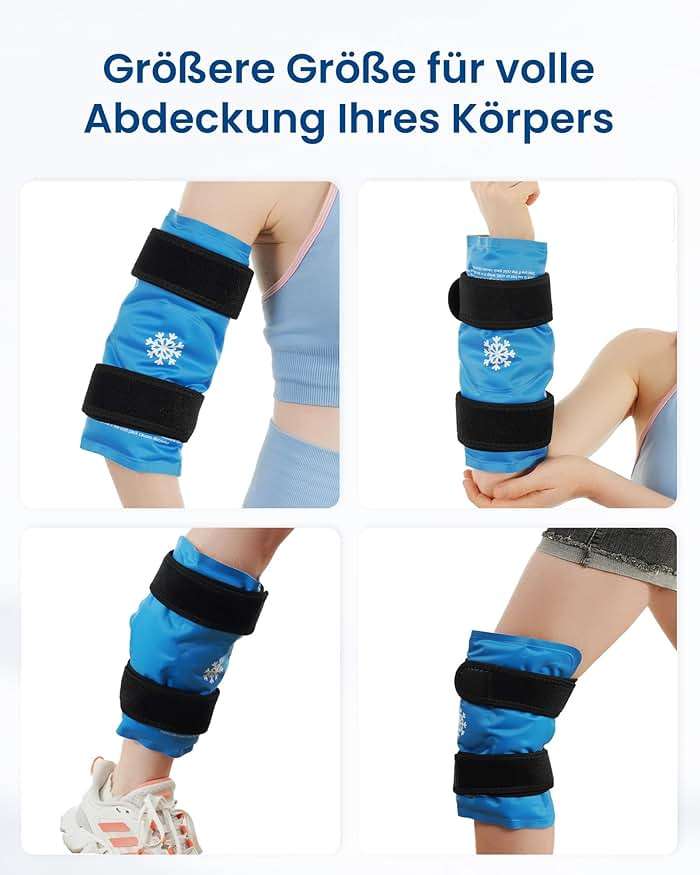 Ice Pack for Knee Pain Relief, Reusable Gel Ice Wrap for Leg Injuries, Swelling, Knee Replacement Surgery, Cold Compress Therapy for Arthritis, Meniscus Tear, Sports Injuries - Image 5