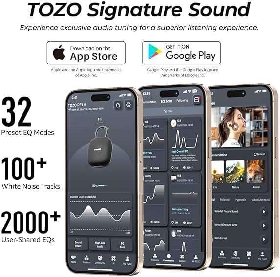 TOZO PE1 Portable Bluetooth Speakers with Adjustable Carabiner, Mini Bluetooth Wireless Shower Speaker with IPX8 Waterproof, 32H Playtime Punchy Bass Audio Speaker for Home, Outdoor and Travel, Black - Image 6