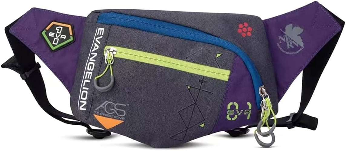 Neon Genesis Evangelion Fanny Pack Crossbody Bag Fashion Waist Pack by FX Creations - Image 1